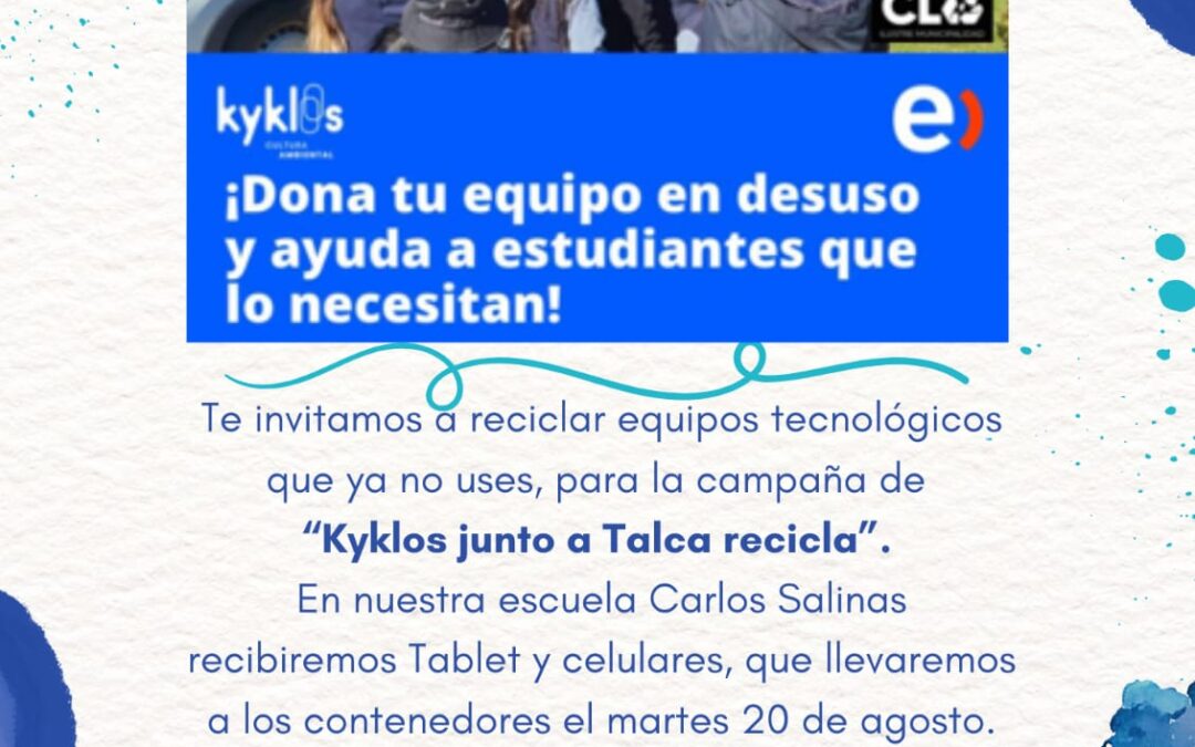 Nueva Red Externa «Kyklos», comprometidos con el Medio Ambiente.